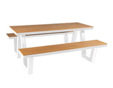 Onyx Picnic Table & Bench Set - 180cm