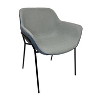 Malory Tub Chair - Metal Legs