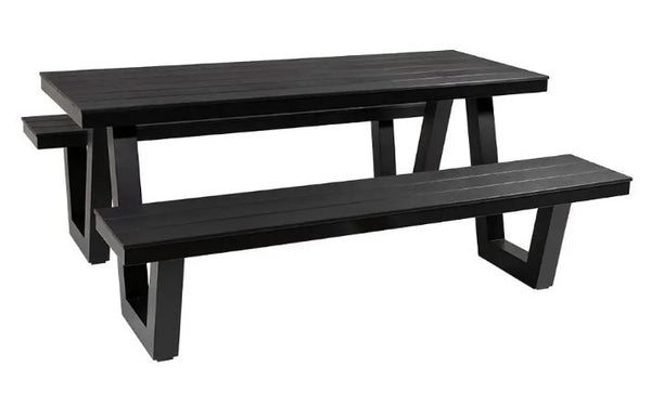 Onyx Picnic Table & Bench Set - 180cm