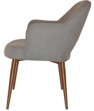 Arm Chair Albury Metal (Slim) | In Stock