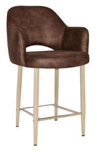 Albury Arm Bar Stool 650 Metal