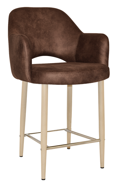 Albury Arm Bar Stool 650 Metal