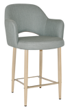 Albury Arm Bar Stool 650 Metal