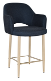 Albury Arm Bar Stool 650 Metal