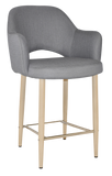 Albury Arm Bar Stool 650 Metal