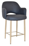 Albury Arm Bar Stool 650 Metal