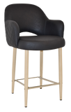 Albury Arm Bar Stool 650 Metal