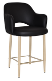 Albury Arm Bar Stool 650 Metal