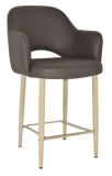 Albury Arm Bar Stool 650 Metal