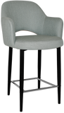 Albury Arm Bar Stool 650 Metal | In Stock