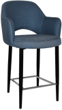 Albury Arm Bar Stool 650 Metal