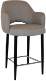 Albury Arm Bar Stool 650 Metal