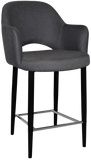 Albury Arm Bar Stool 650 Metal