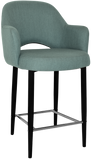 Albury Arm Bar Stool 650 Metal | In Stock