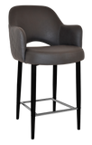 Albury Arm Bar Stool 650 Metal