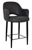 Albury Arm Bar Stool 650 Metal