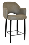 Albury Arm Bar Stool 650 Metal