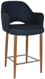 Albury Arm Bar Stool 650 Metal