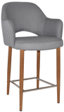 Albury Arm Bar Stool 650 Metal