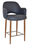 Albury Arm Bar Stool 650 Metal