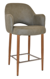 Albury Arm Bar Stool 650 Metal