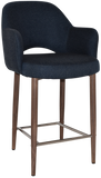 Albury Arm Bar Stool 650 Metal