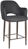 Albury Arm Bar Stool 650 Metal