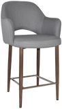 Albury Arm Bar Stool 650 Metal