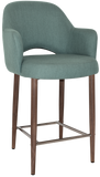 Albury Arm Bar Stool 650 Metal | In Stock