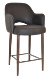 Albury Arm Bar Stool 650 Metal