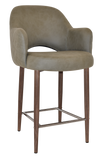 Albury Arm Bar Stool 650 Metal