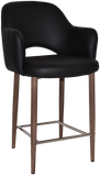 Albury Arm Bar Stool 650 Metal