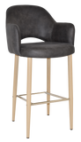 Albury Arm 750 Bar Stool Metal