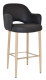 Albury Arm Bar Stool 750 Metal | In Stock