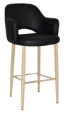 Albury Arm Bar Stool 750 Metal | In Stock