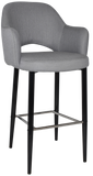 Albury Arm Bar Stool 750 Metal | In Stock