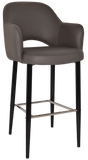 Albury Arm Bar Stool 750 Metal | In Stock