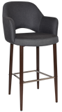 Albury Arm Bar Stool 750 Metal | In Stock