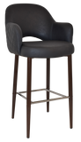 Albury Arm Bar Stool 750 Metal | In Stock