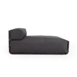 SQUARE Outdoor Chaise Lounge Dark Grey 101x165cm | In Stock
