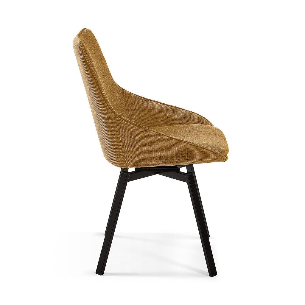 HASTON Chair mustard (swivel) | In Stock – Nufurn Commercial Furniture